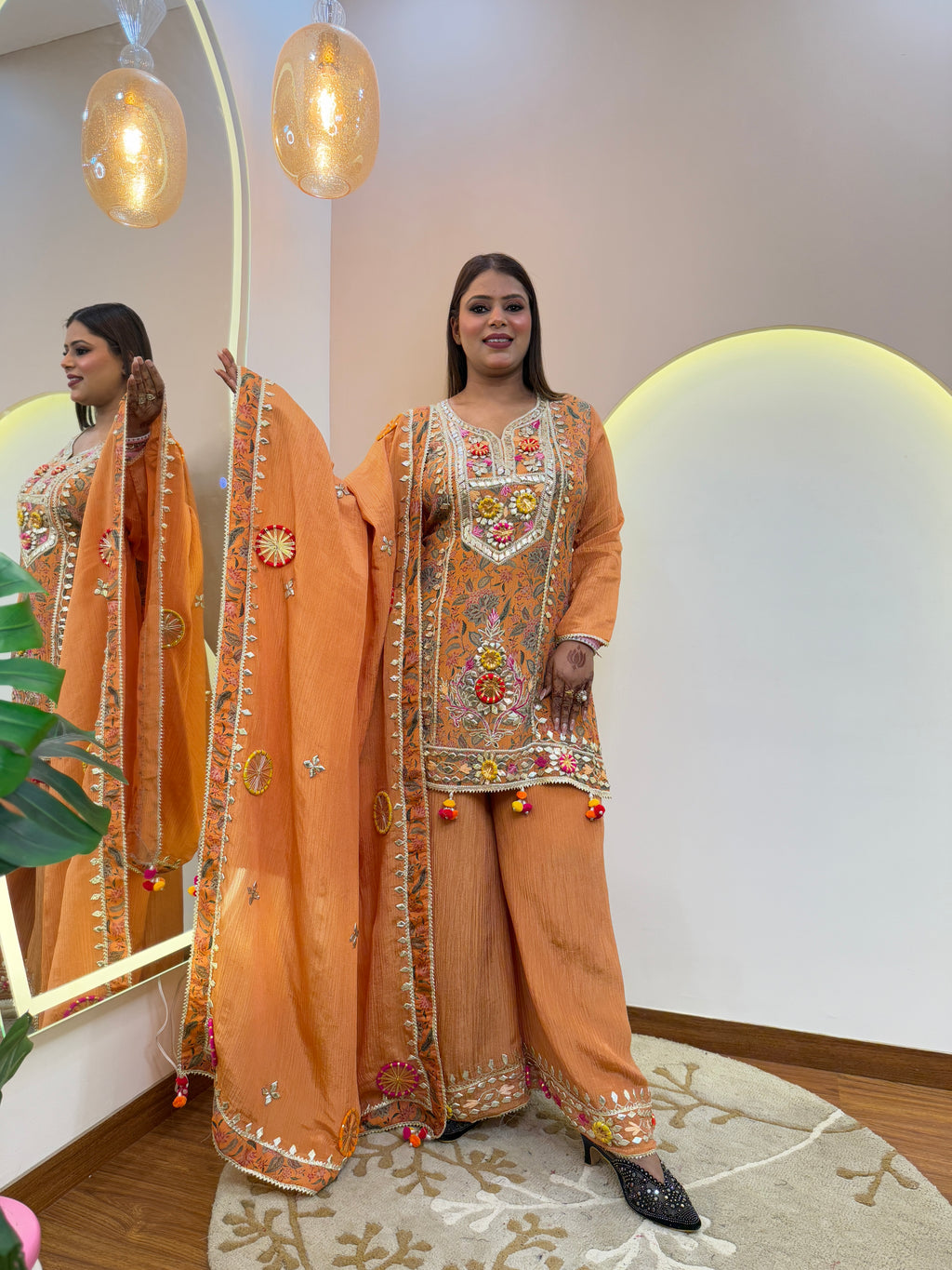 3Pc  Sharara  Set