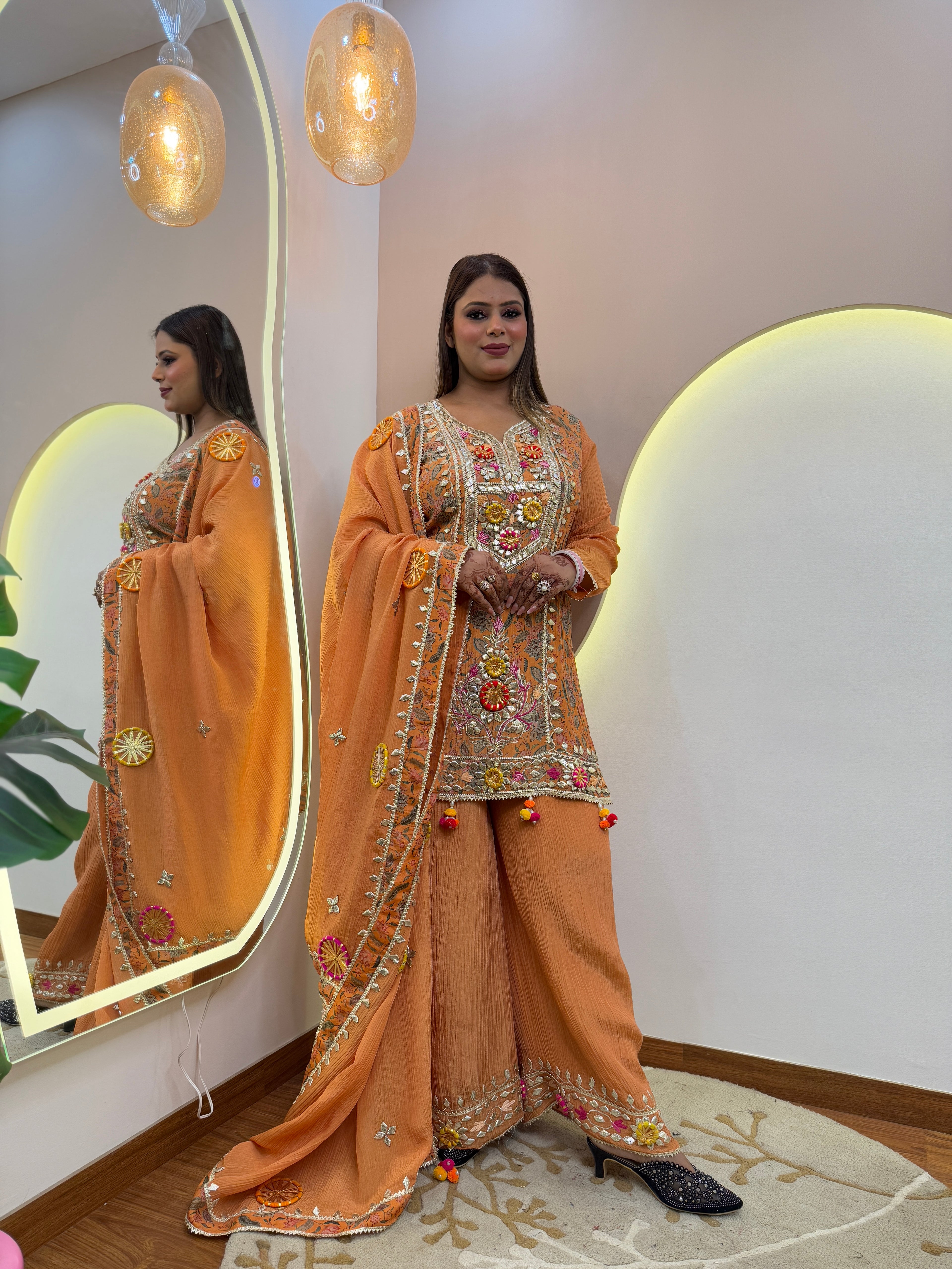 3Pc  Sharara  Set