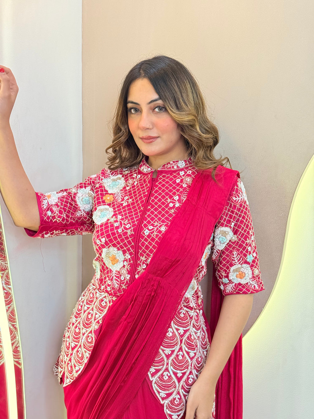 "SHANVI   " DRAPE SAREE