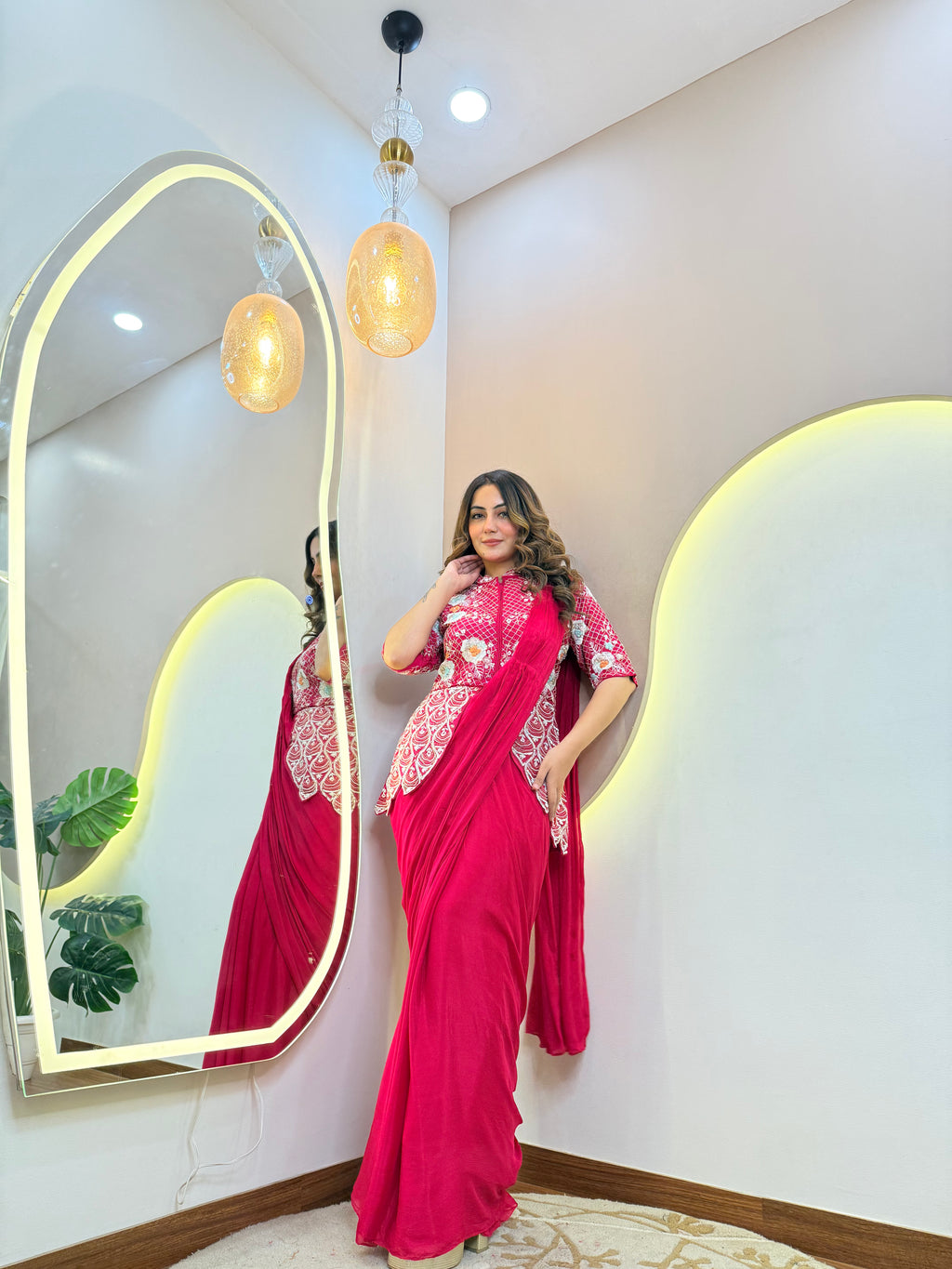 "SHANVI   " DRAPE SAREE