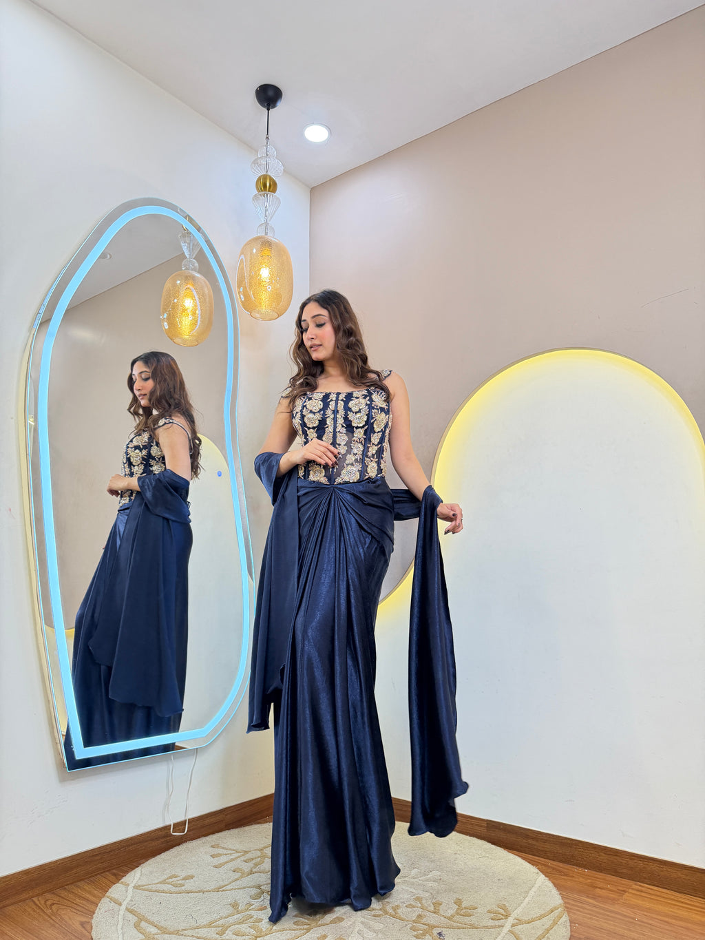 D368 PARTY WEAR 3-PIECE DRESS