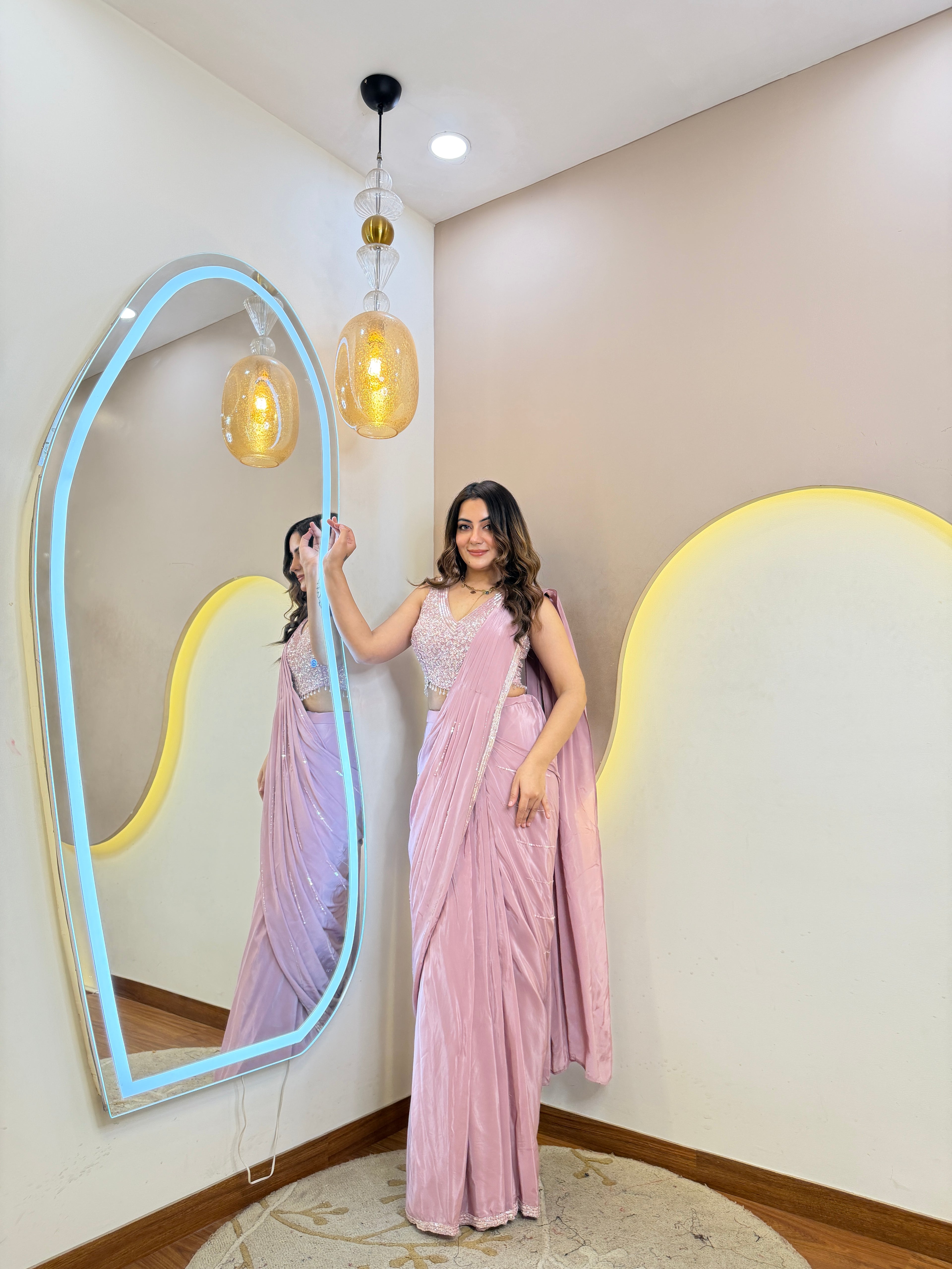 PARTY WEAR DRAPE SAREE