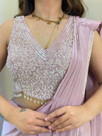 PARTY WEAR DRAPE SAREE