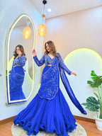 "NAZIYA " DRAPE SAREE