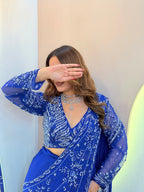 "NAZIYA " DRAPE SAREE