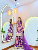 " FARIDA" SHARARA SUIT