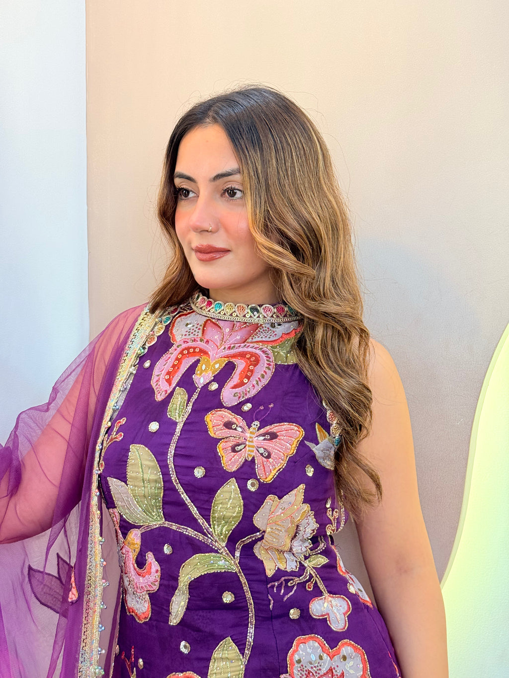 " FARIDA" SHARARA SUIT