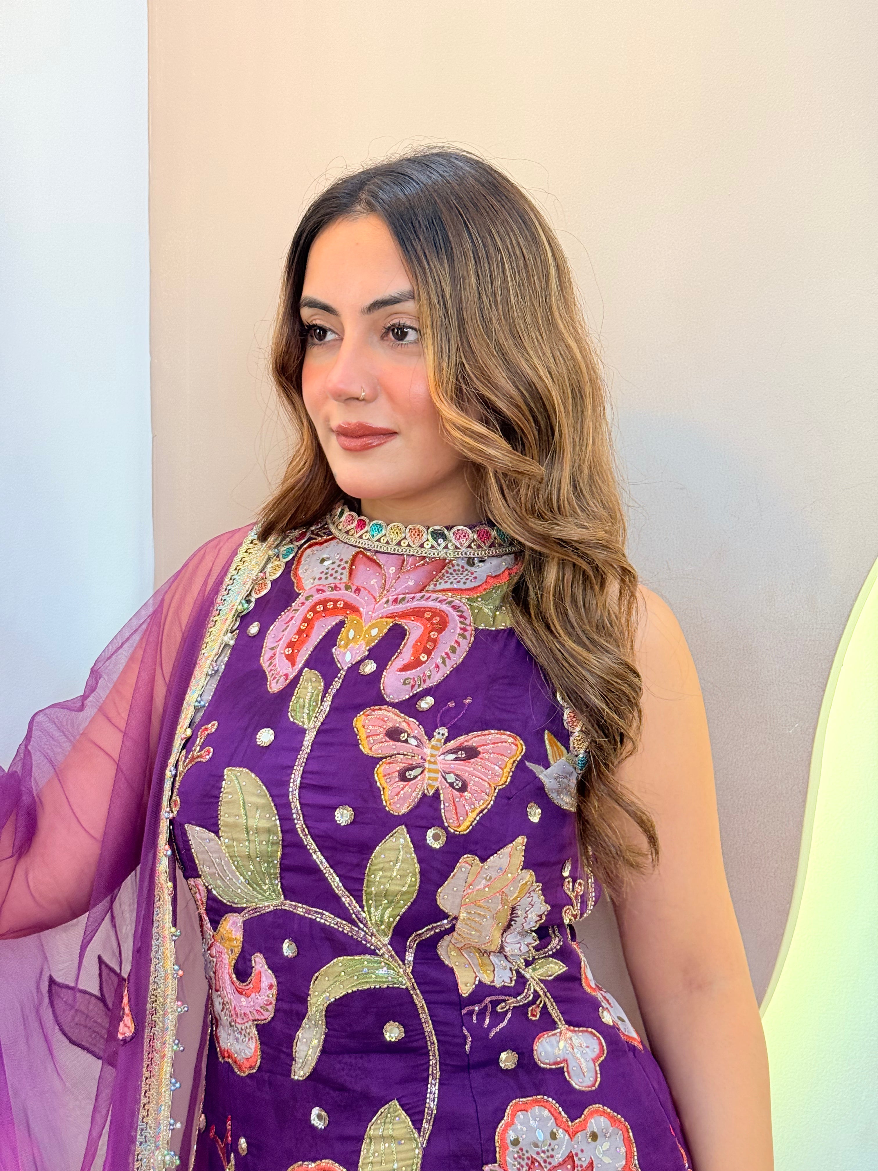 " FARIDA" SHARARA SUIT