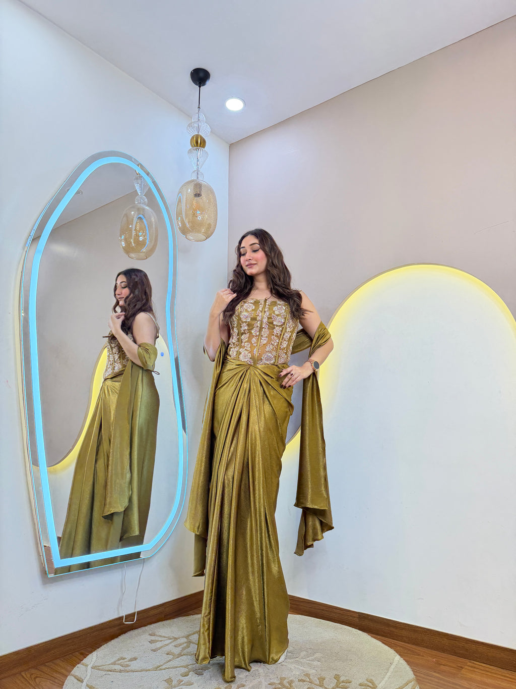 D368 PARTY WEAR 3-PIECE DRESS