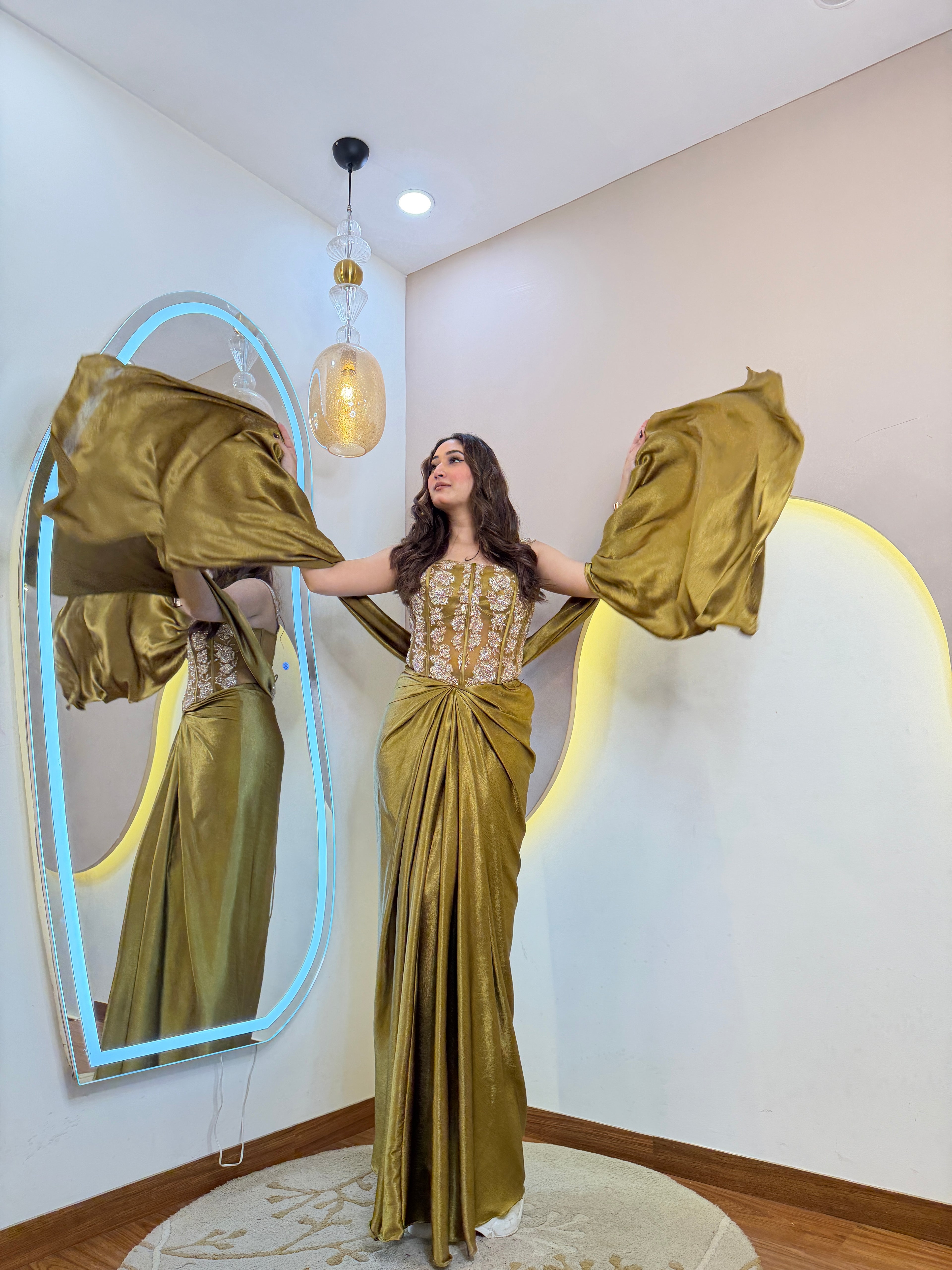 D368 PARTY WEAR 3-PIECE DRESS