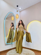 D368 PARTY WEAR 3-PIECE DRESS