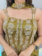 D368 PARTY WEAR 3-PIECE DRESS