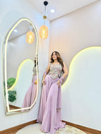 "CROP TOP" SHARARA SUIT STYLE