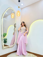 "CROP TOP" SHARARA SUIT STYLE