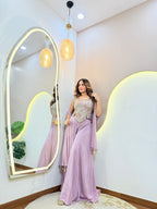 "CROP TOP" SHARARA SUIT STYLE