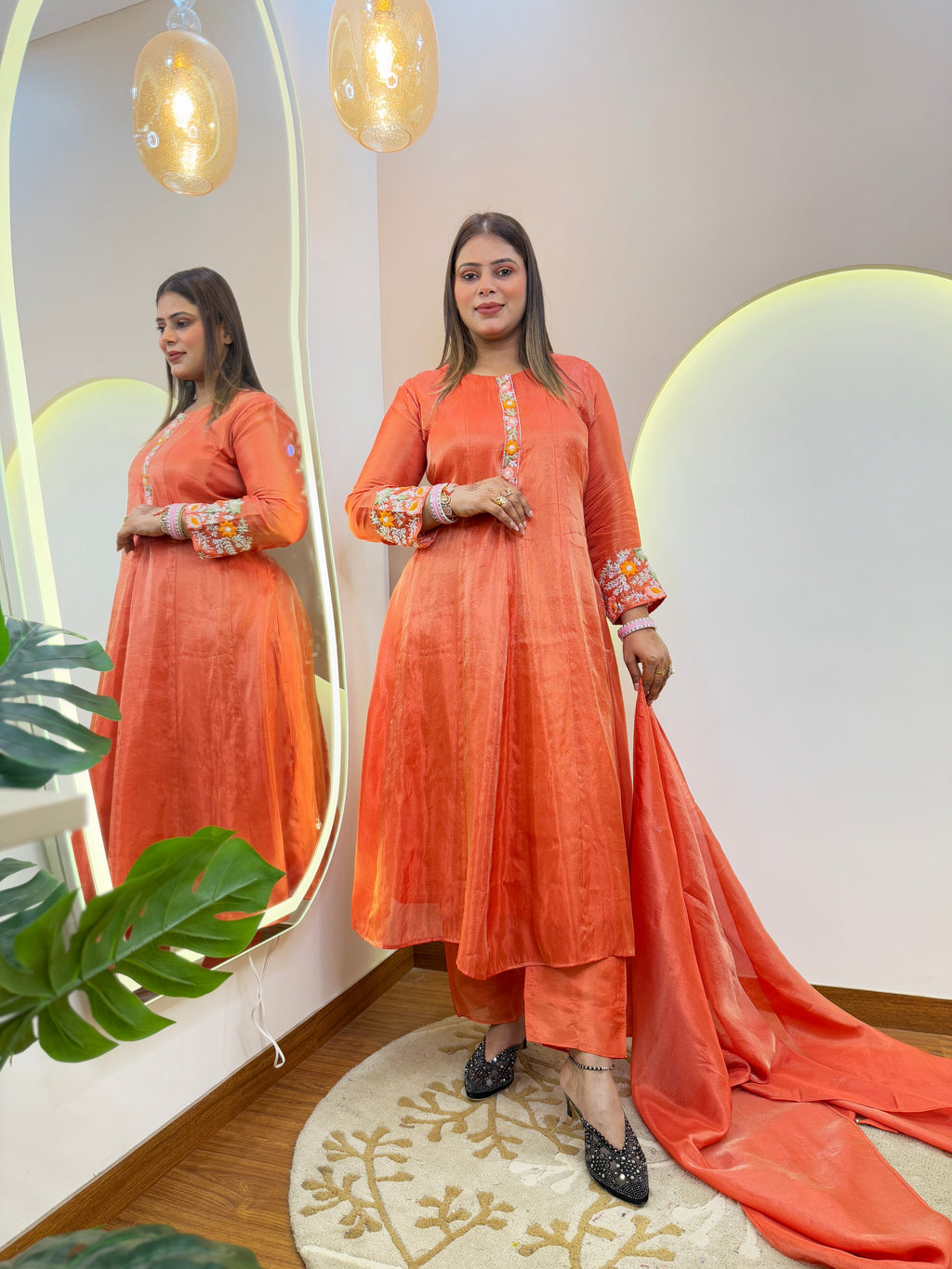 B583 3pc Anarkali set