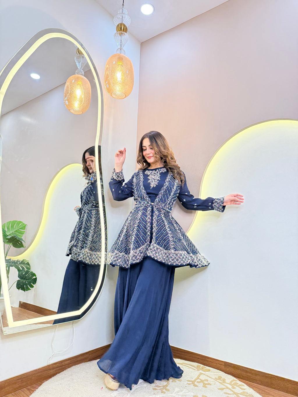 "AATIFA"  CORD SET JECKET STYLE