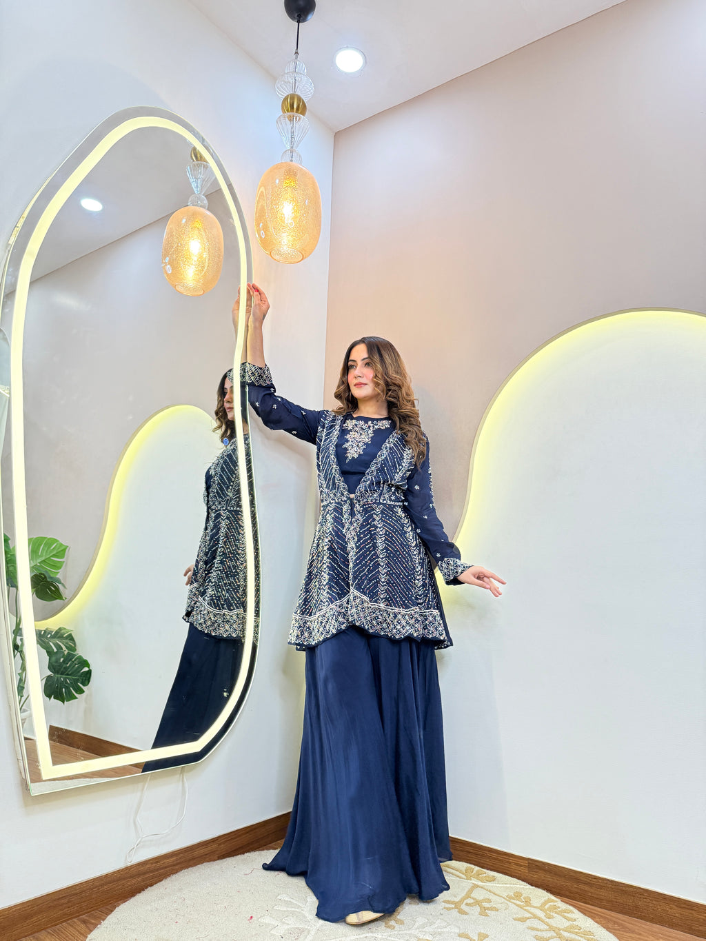 "AATIFA"  CORD SET JECKET STYLE