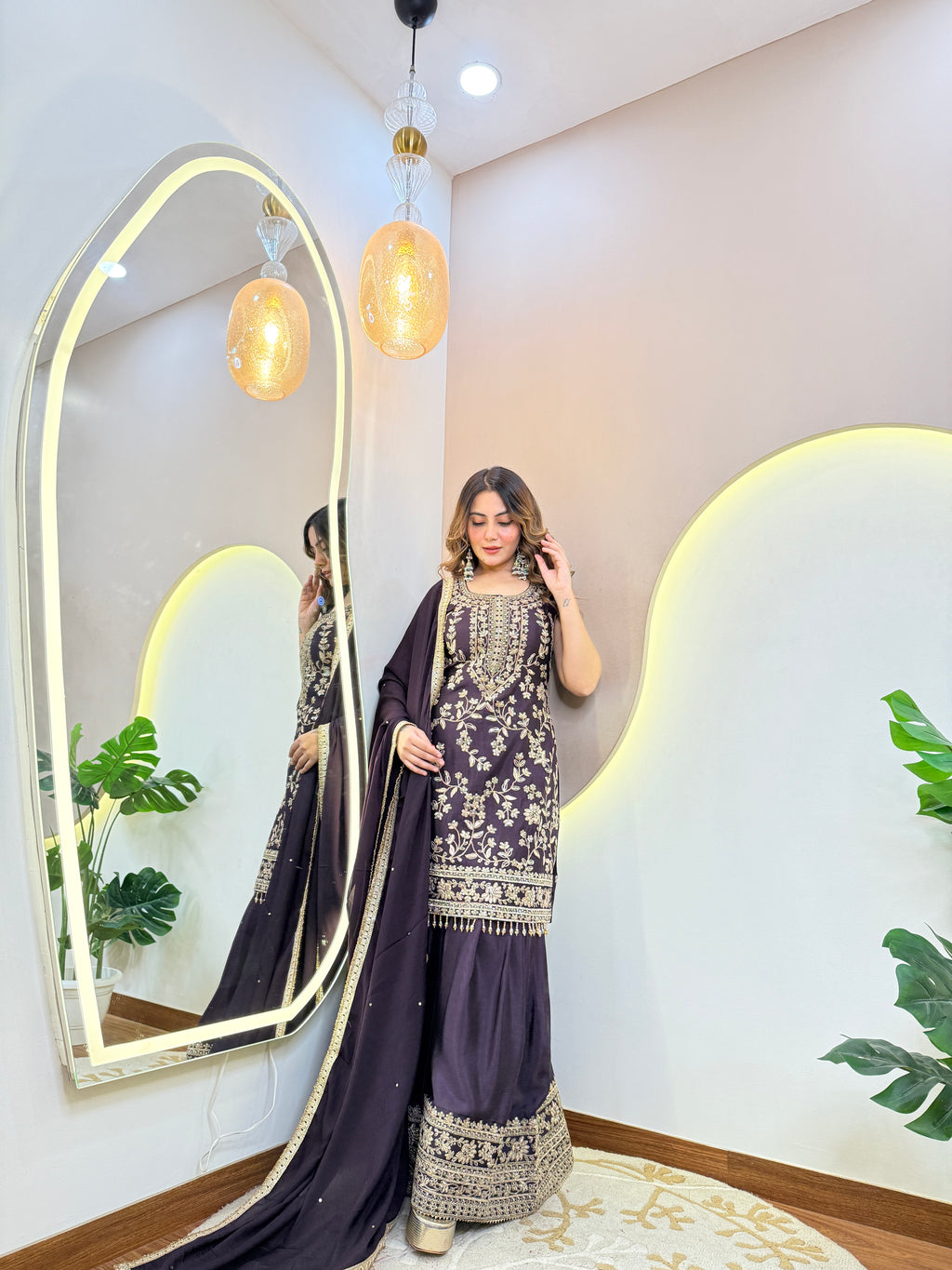 "RABIA" SHARARA SUIT