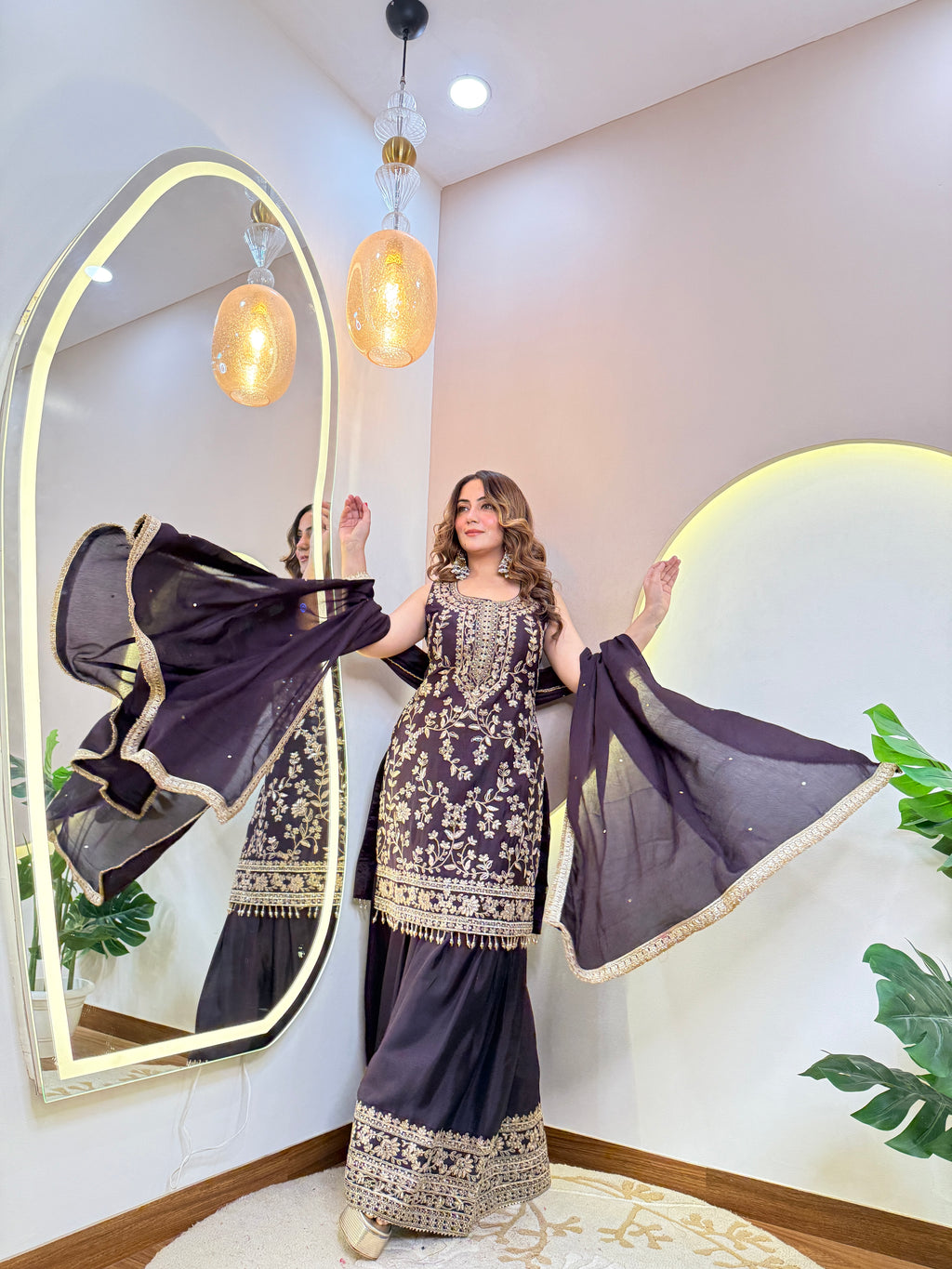 "RABIA" SHARARA SUIT