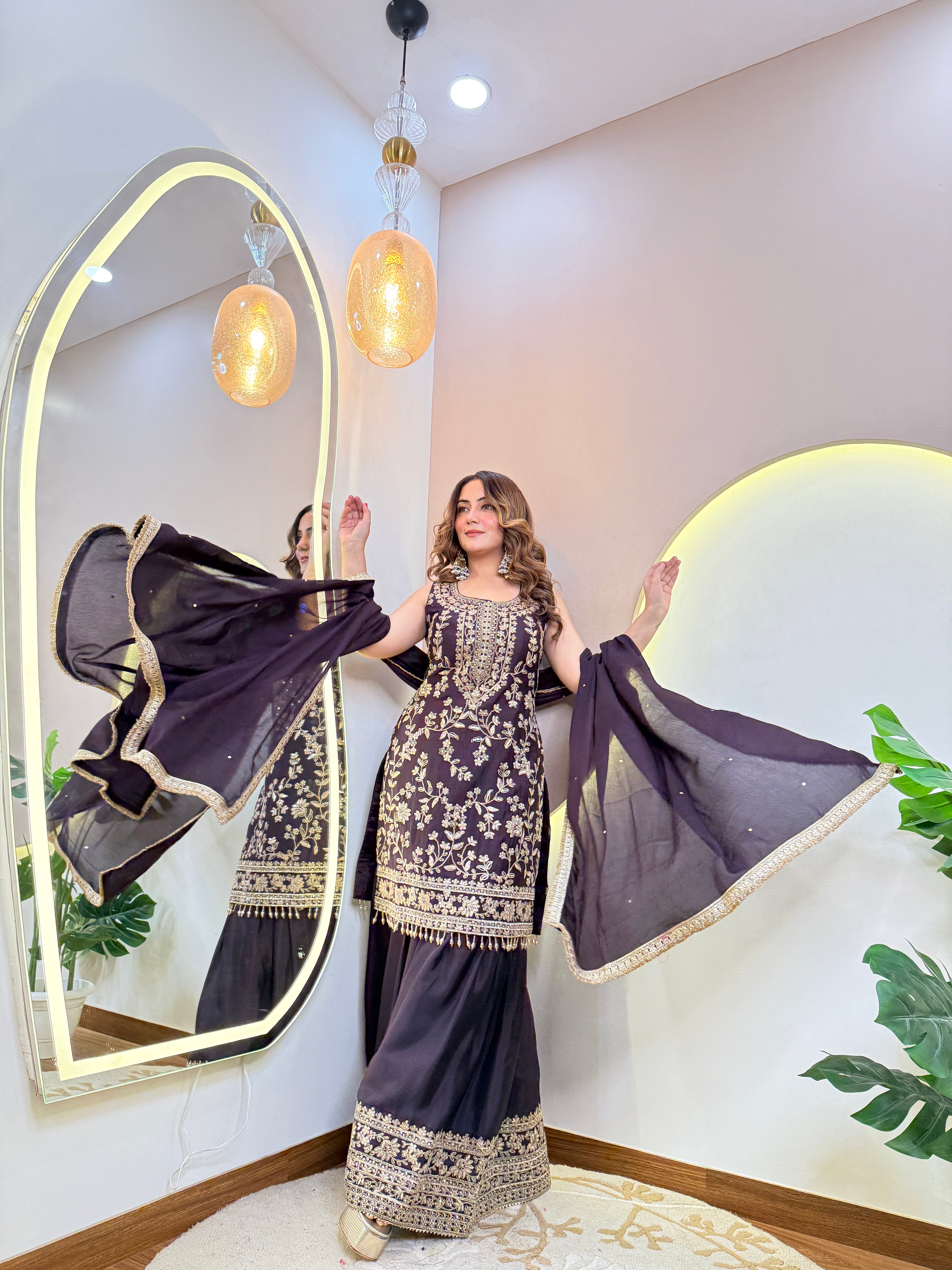 "RABIA" SHARARA SUIT