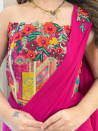 PARTY WEAR DRAPE SAREE