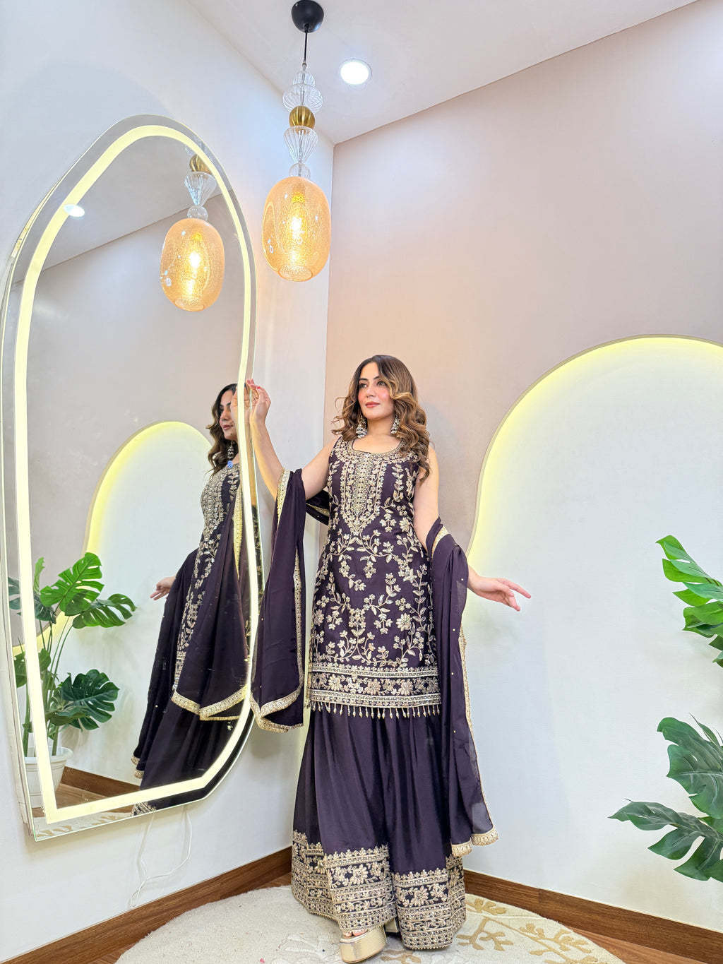 "RABIA" SHARARA SUIT