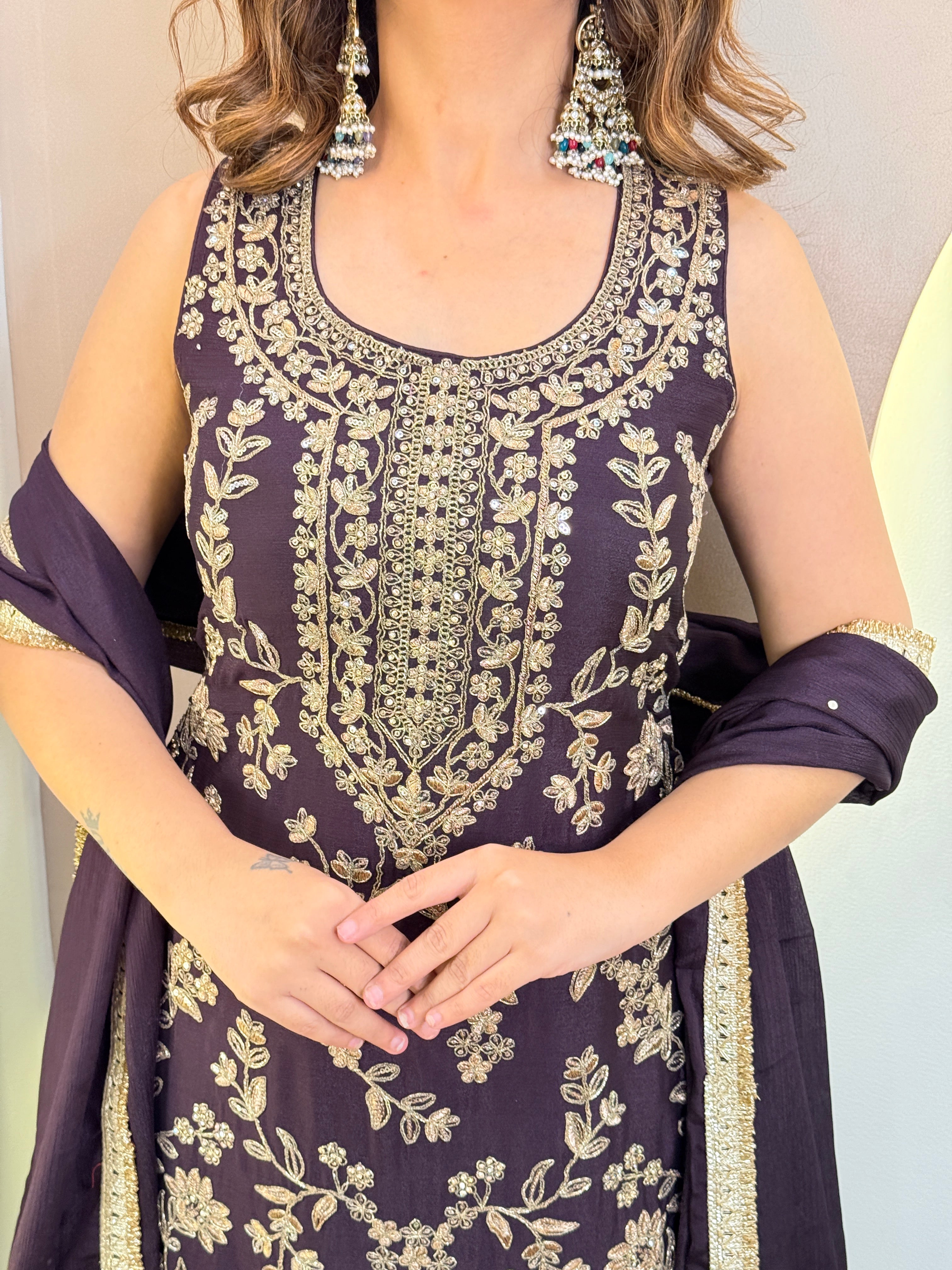 "RABIA" SHARARA SUIT