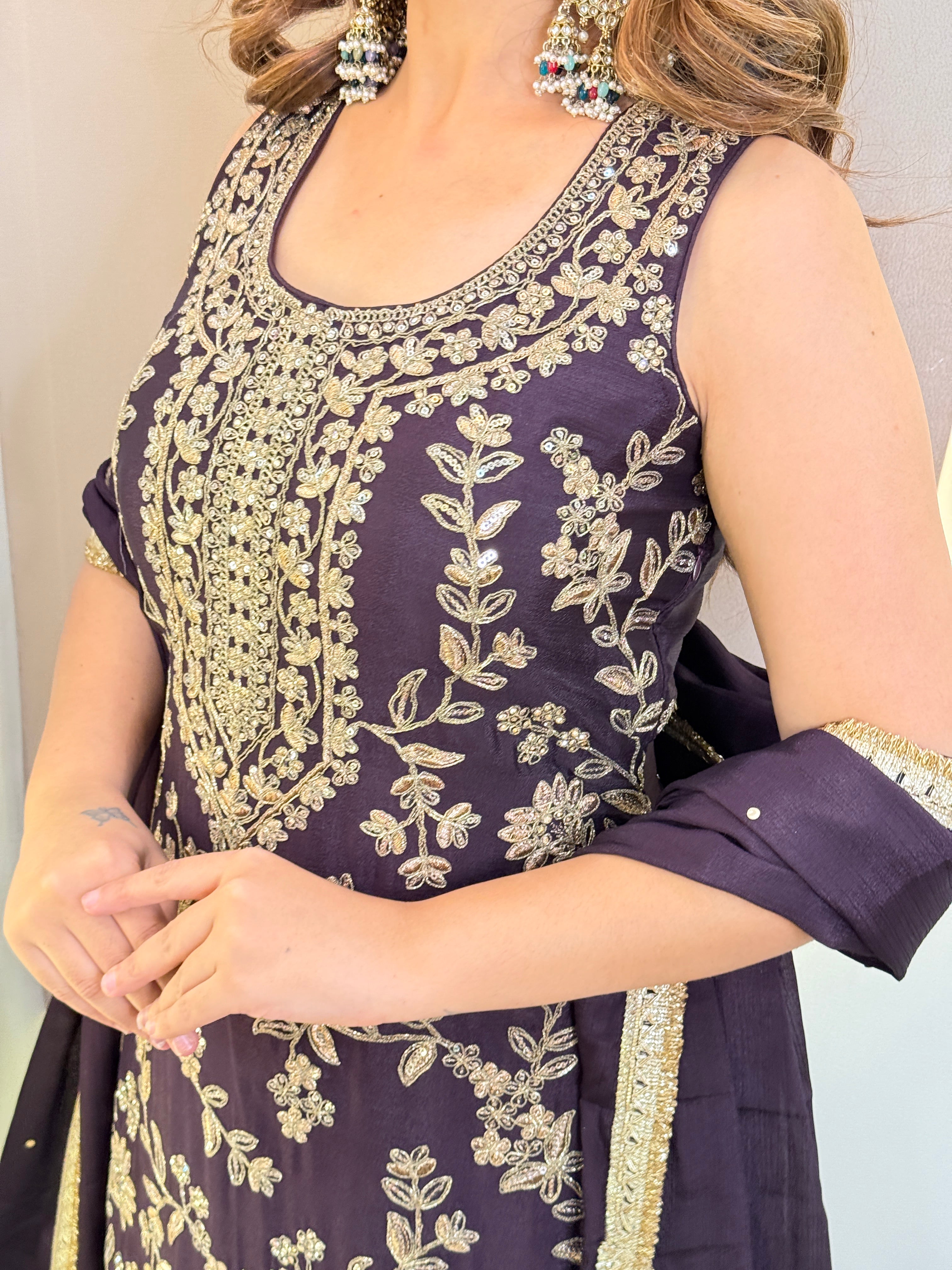 "RABIA" SHARARA SUIT