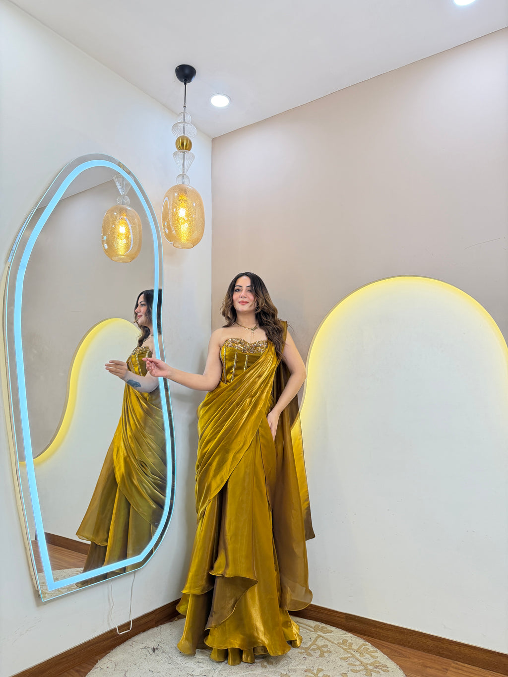 PARTY WEAR DRAPE SAREE