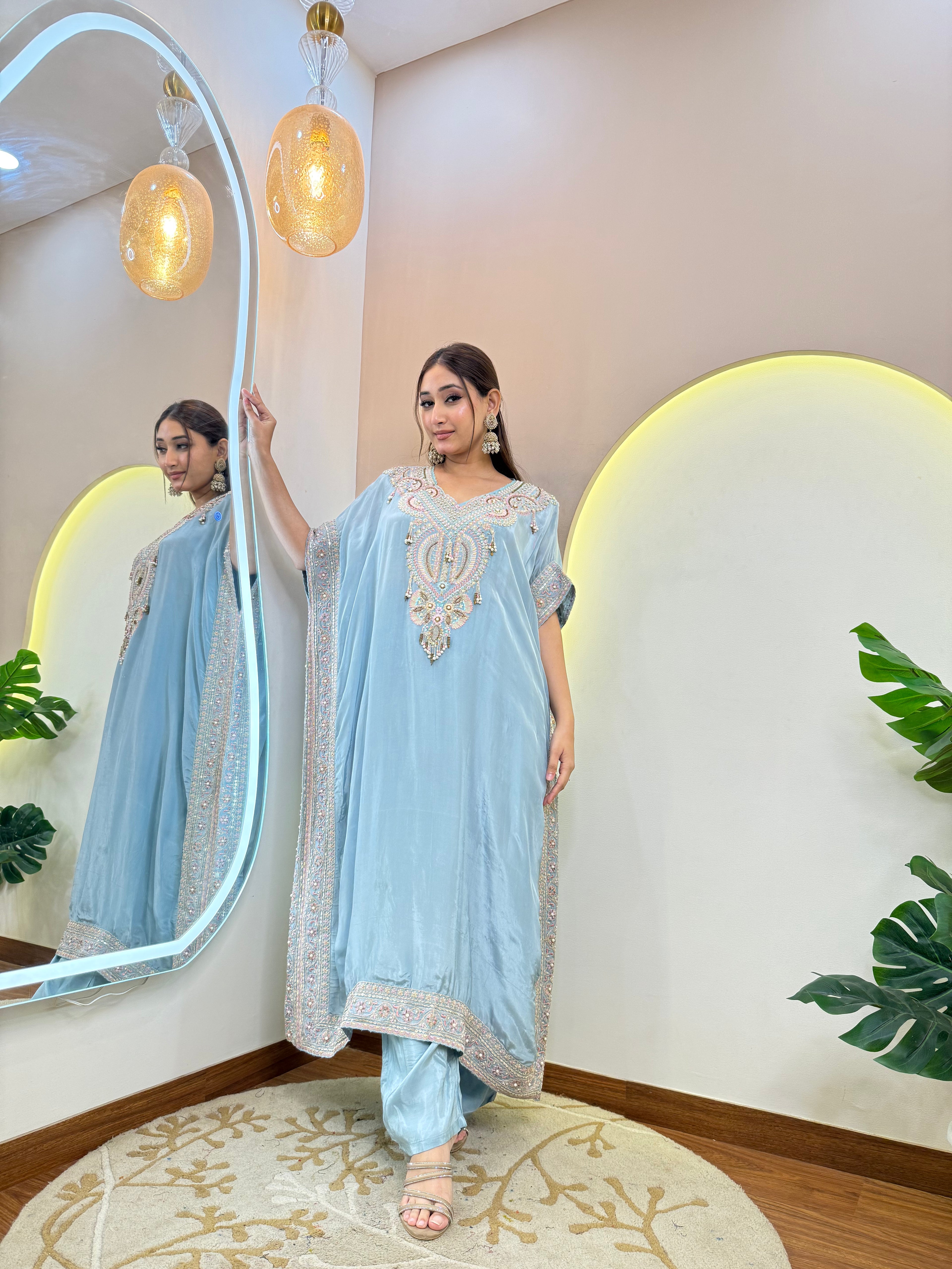 AASMA PARTY WEAR- KAFTAN