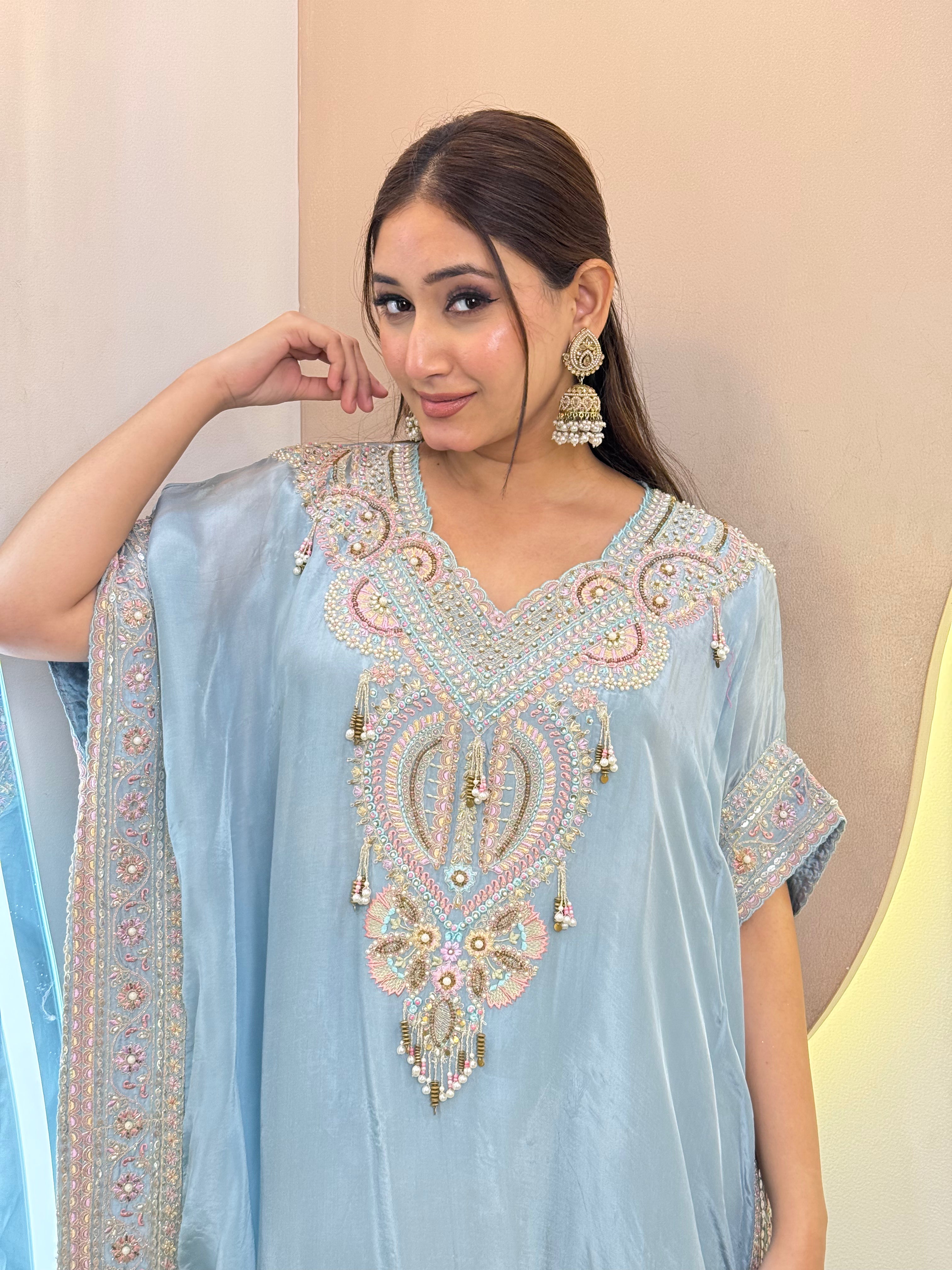 AASMA PARTY WEAR- KAFTAN