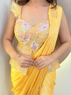 CORD SET OUTFIT" DRAPE SAREE