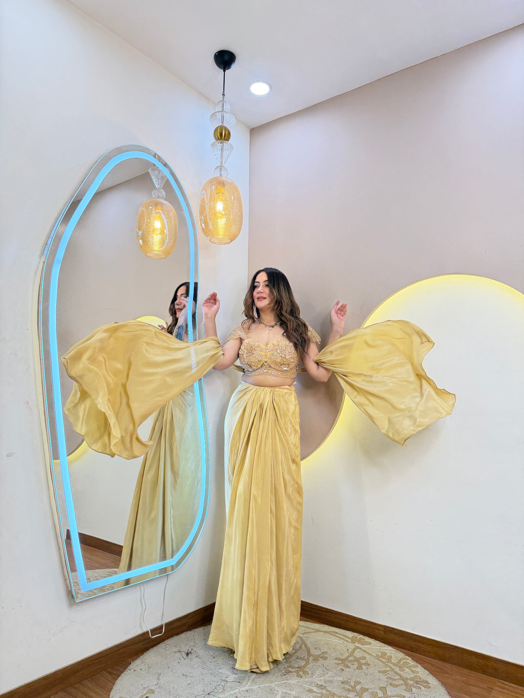 PARTY WEAR 3-PIECE DRESS