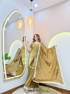 "MEHNDI GREEN OUTFIT" PARTYWEAR SUIT