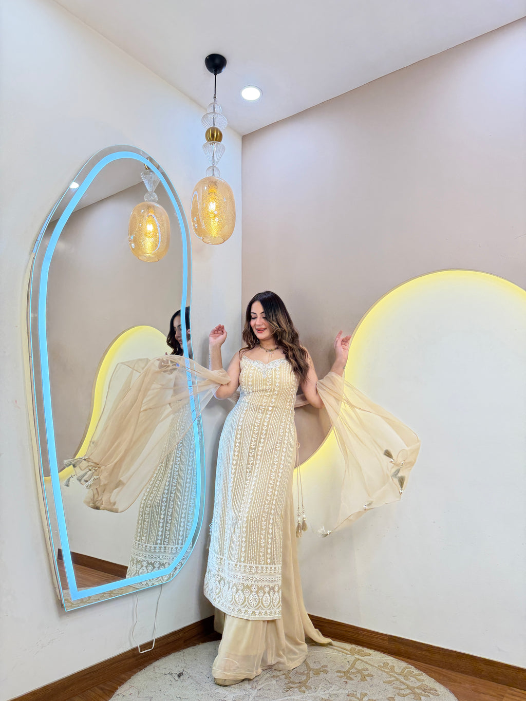 PARTY WEAR PLAZOO SUIT