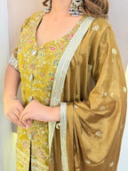 "MEHNDI GREEN OUTFIT" PARTYWEAR SUIT