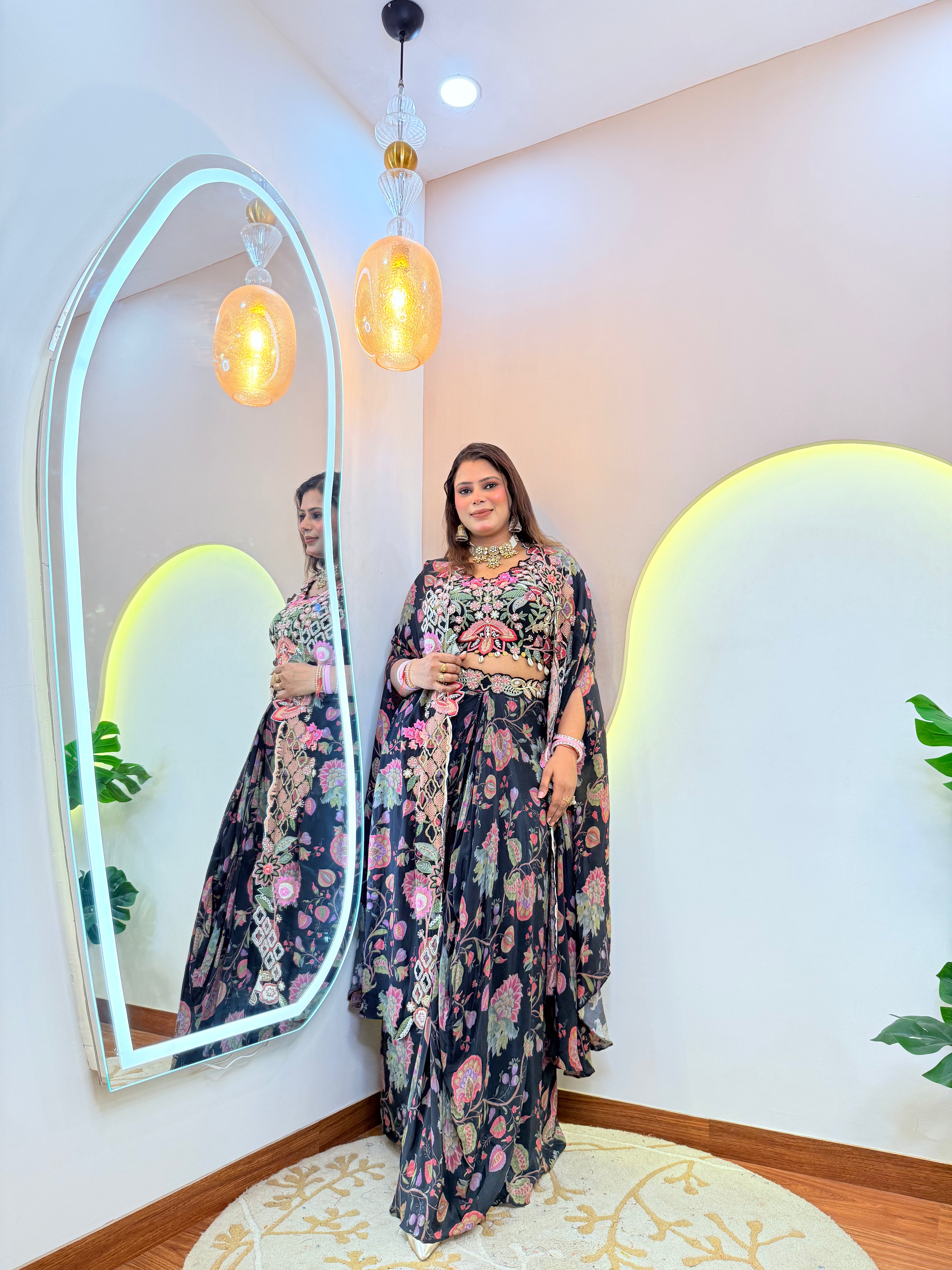 SOFIE CREPE DHOTI STYLE