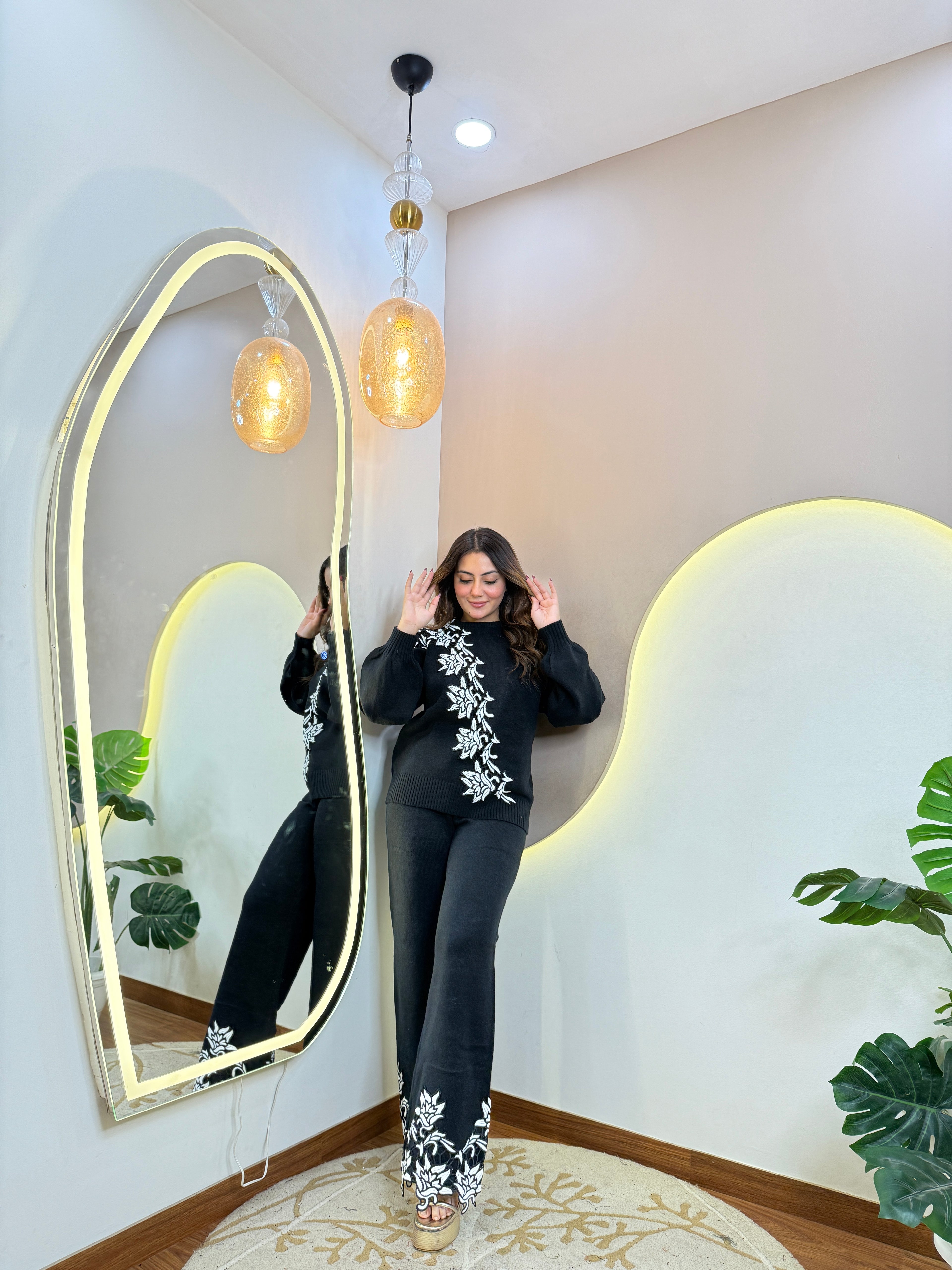 HAMIDA  WOOLEN CORD SET