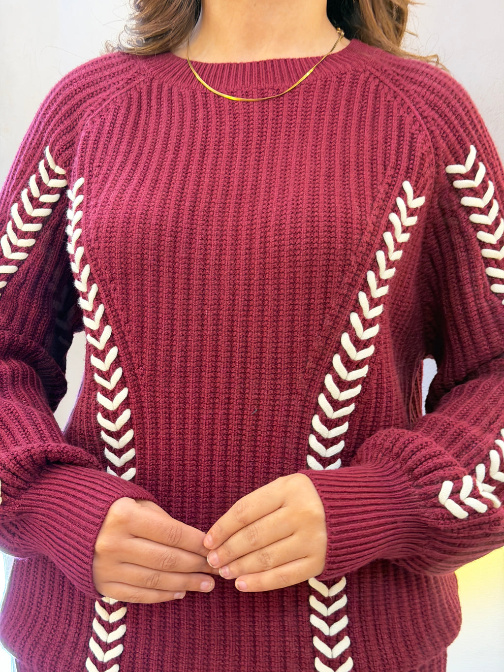 Aw554 WOOLEN CORD SET