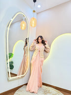 "JACKET WITH  DHOTI STYLE OUTFIT" CORD SET