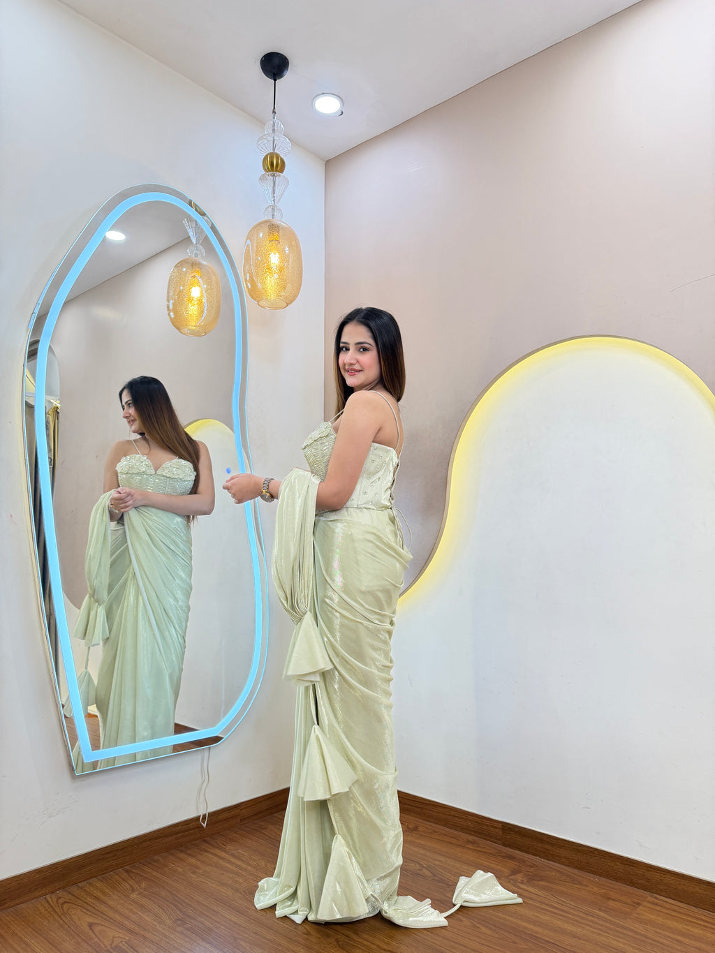D773 Drape Saree