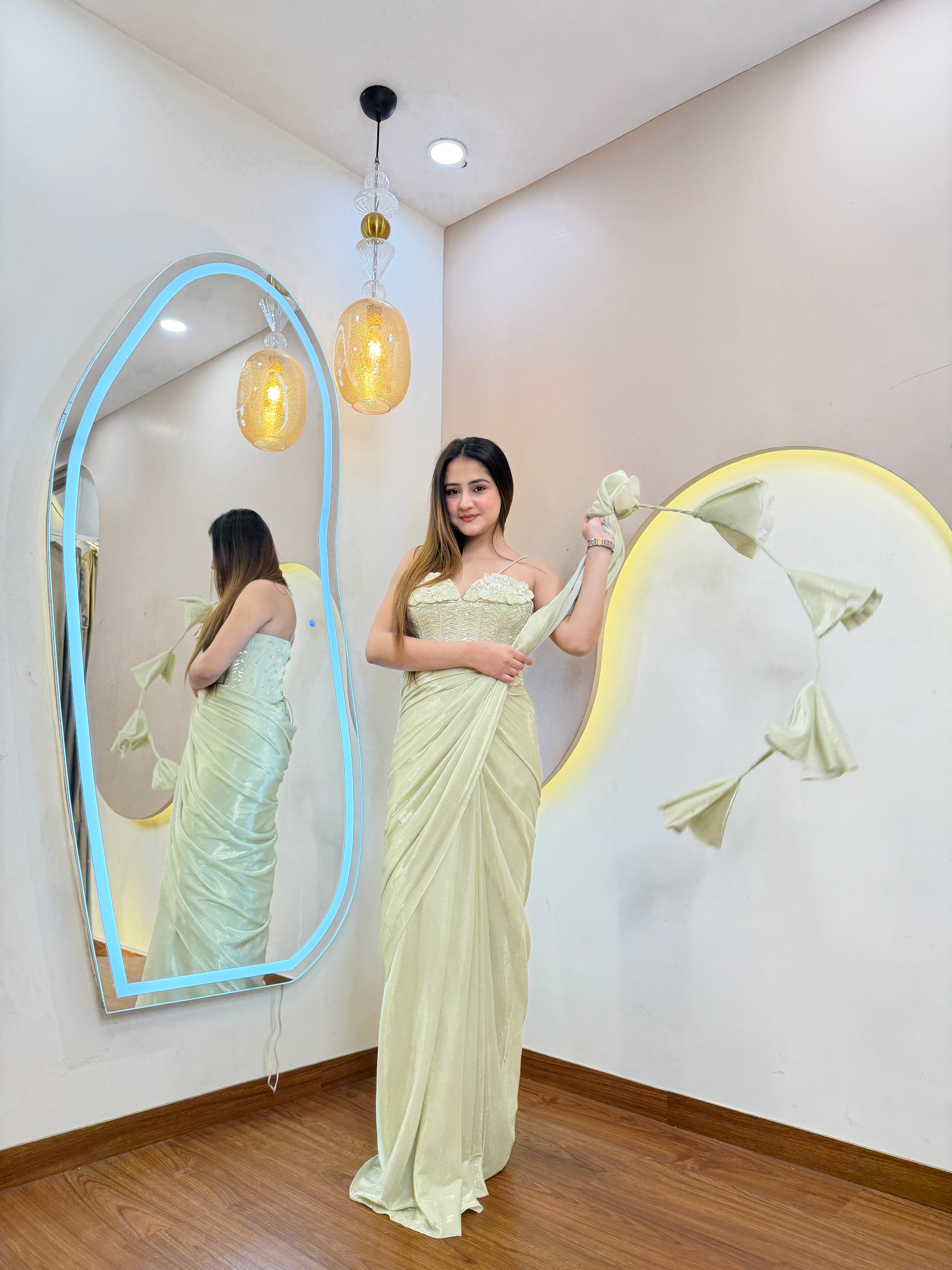 D773 Drape Saree