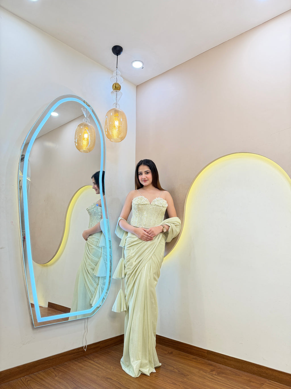 D773 Drape Saree