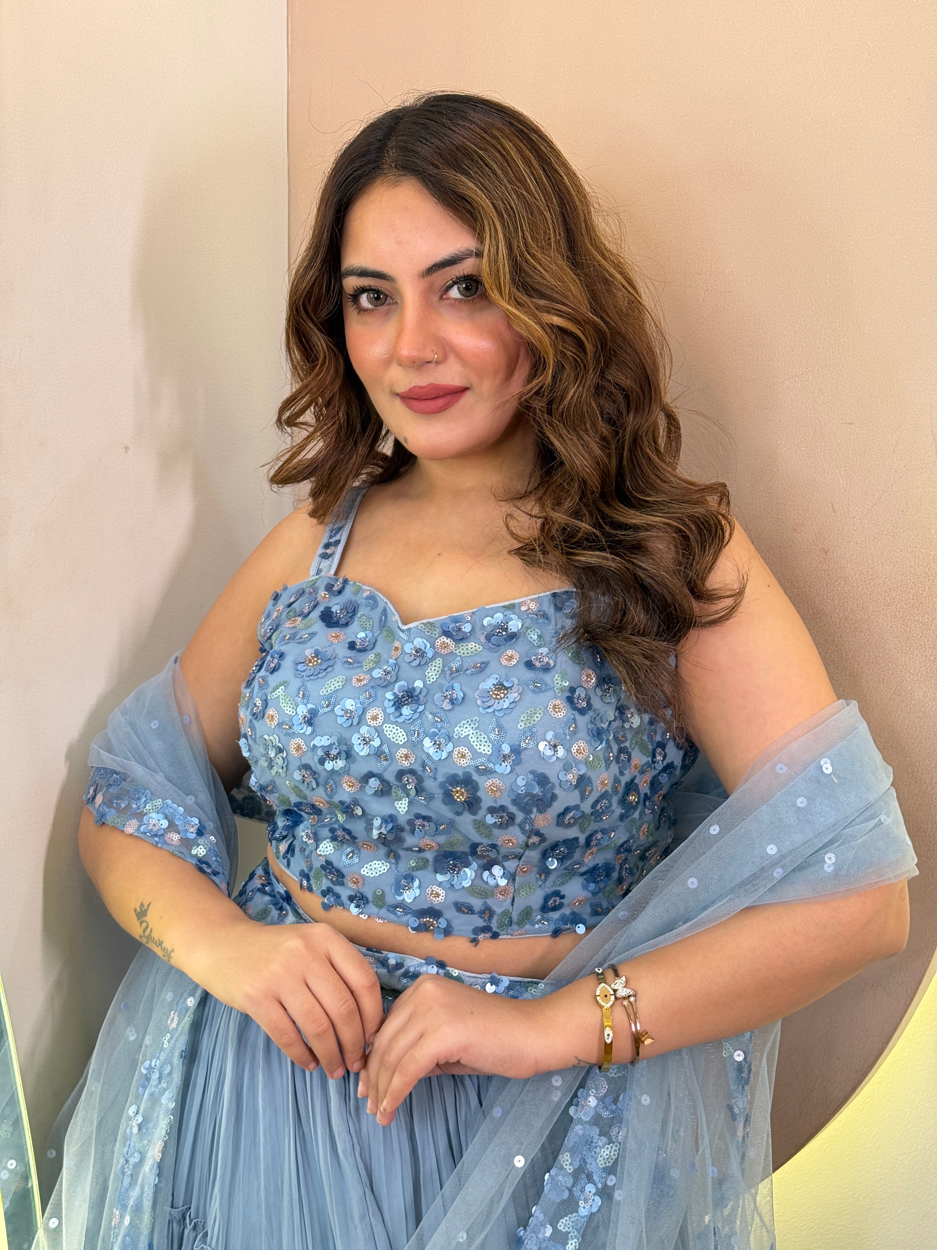 S873   CROP TOP SKIRT