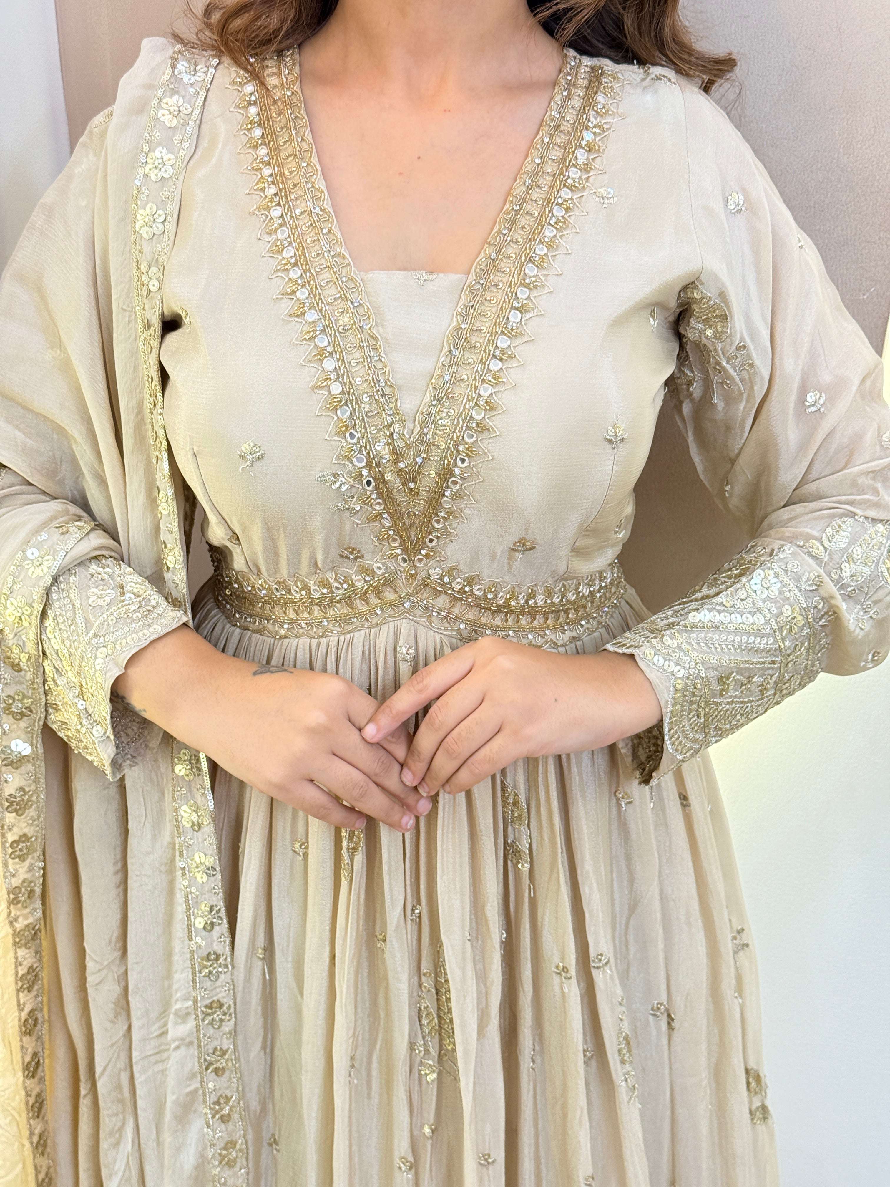 CHINNONE ANARKALI GOWN