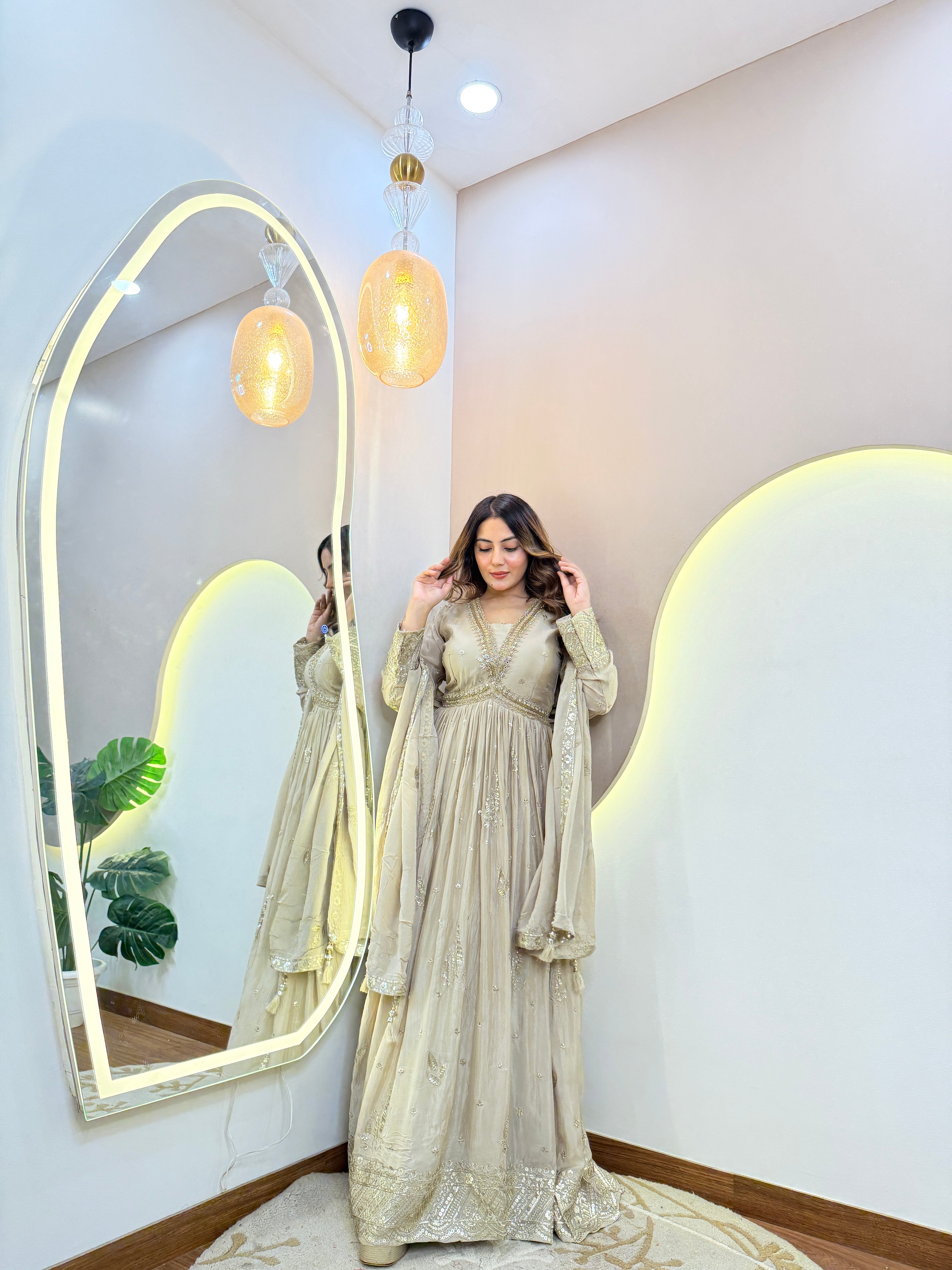 CHINNONE ANARKALI GOWN