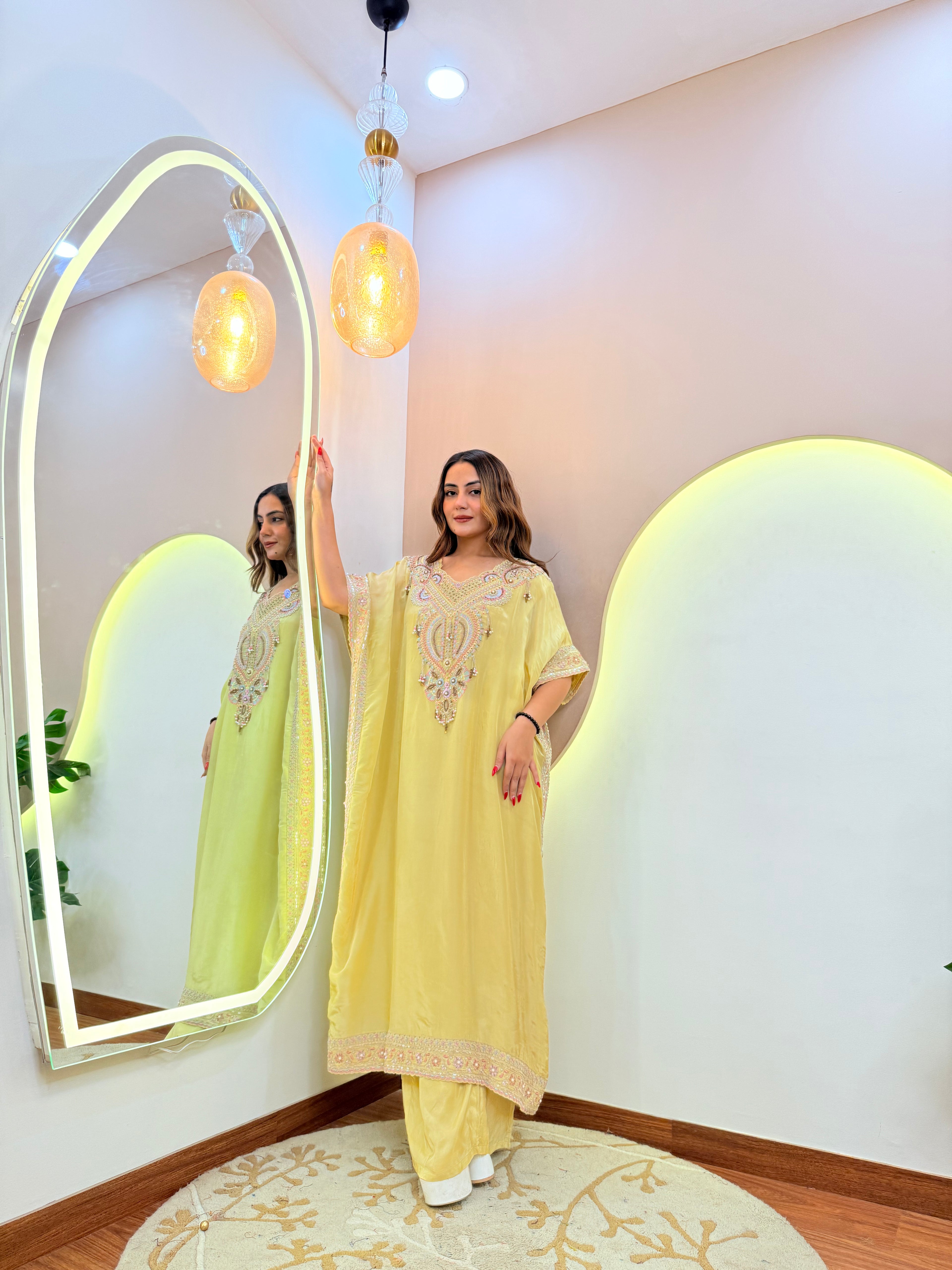 AASMA PARTY WEAR- KAFTAN