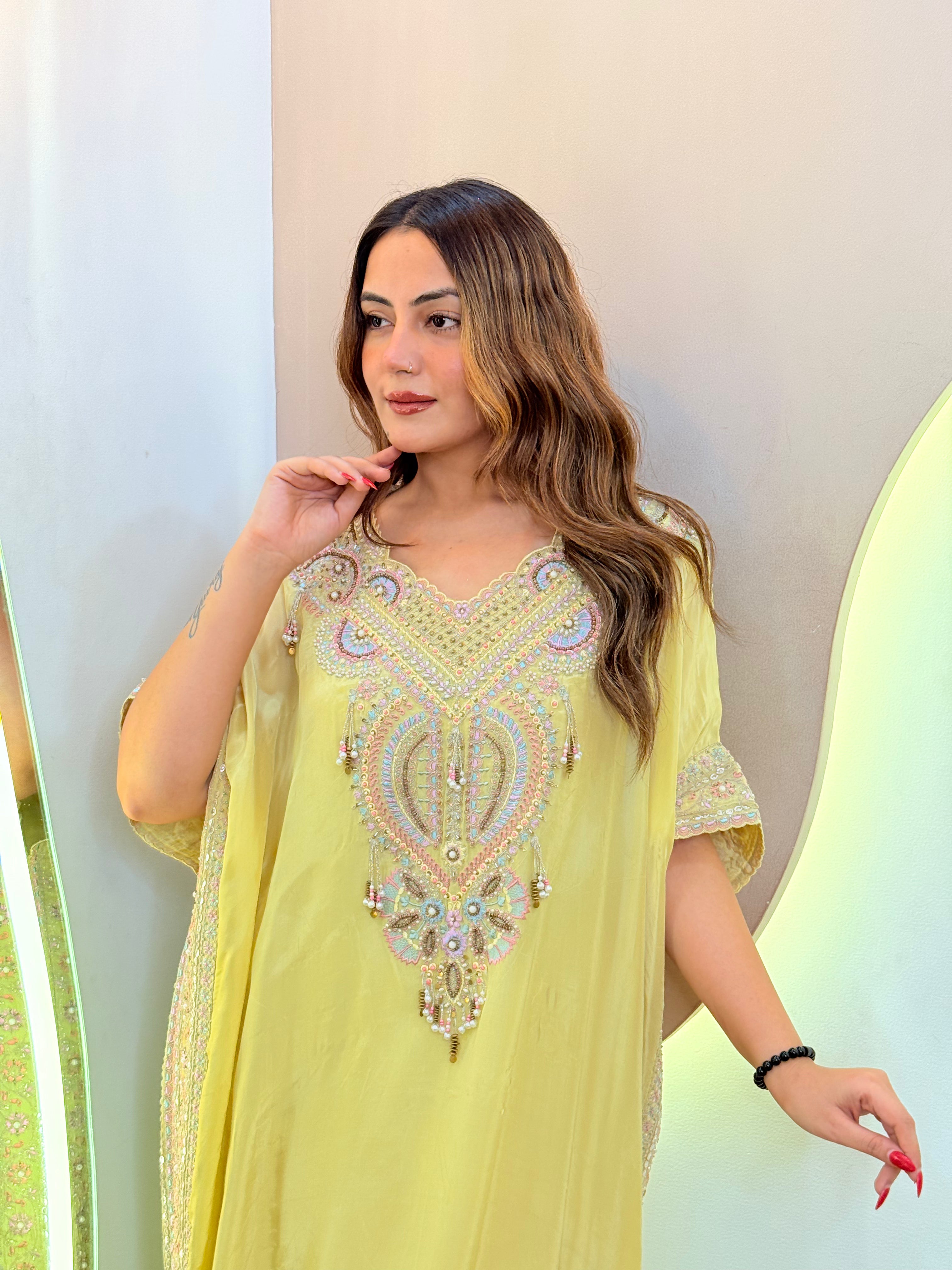 AASMA PARTY WEAR- KAFTAN