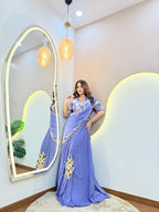 LEVENDER DRAPE SAREE